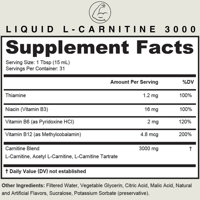 BEAST Liquid Carnitine 3000mg
